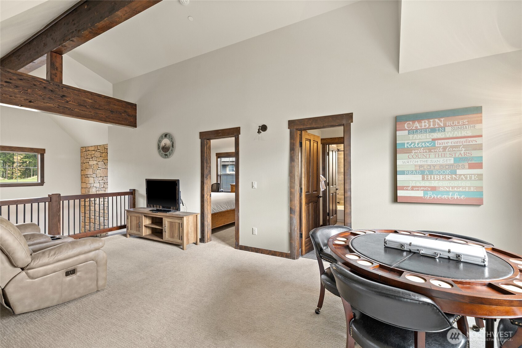 19 Big Hill Drive Cle Elum, WA 98922 - Photo 24 of 38 a room with furniture and a flat screen tv