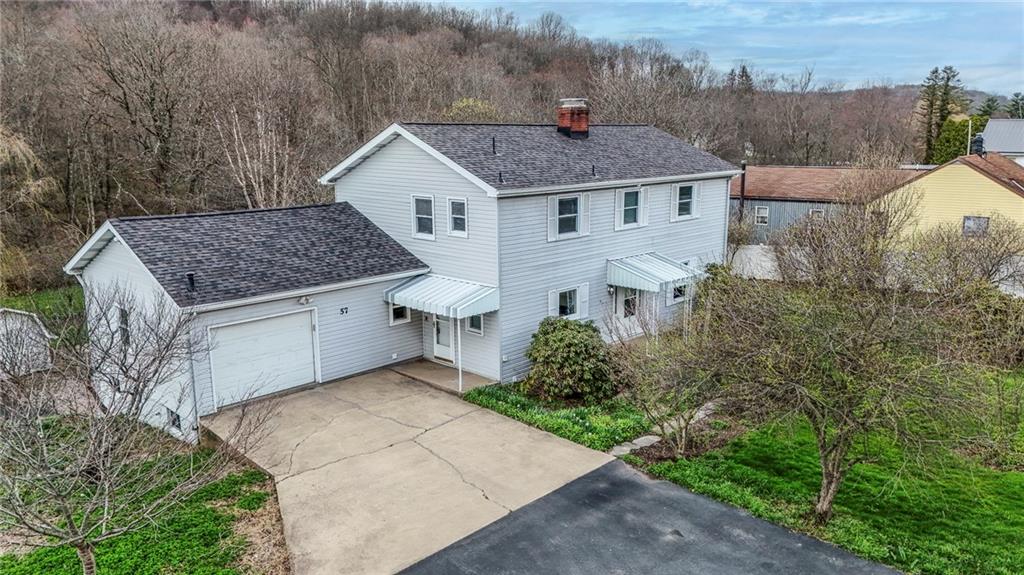 57 Shick Drive Indiana, PA 15701 - Photo 46 of 48 a aerial view of a house next to a yard