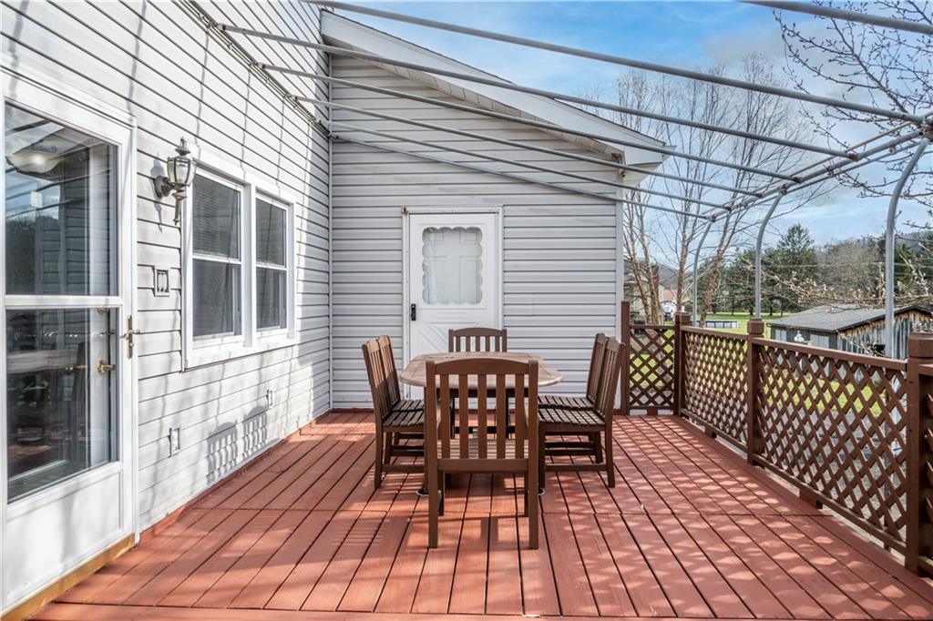 57 Shick Drive Indiana, PA 15701 - Photo 8 of 48 a view of a patio with table and chairs