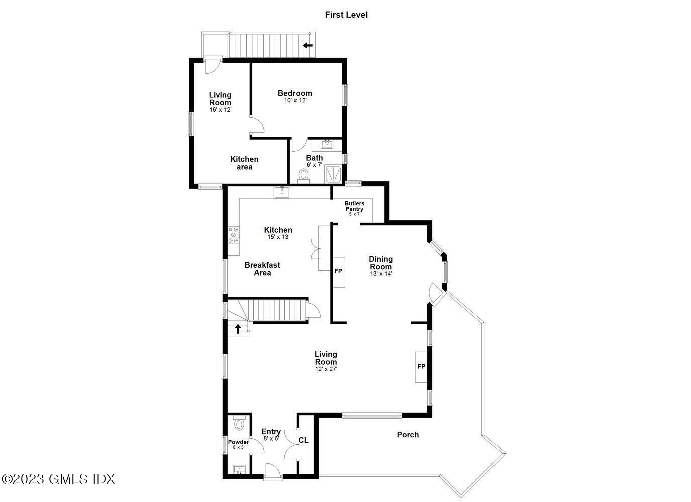 65 Ridge Street Greenwich, CT 06830 - Photo 32 of 35 a picture of floor plan
