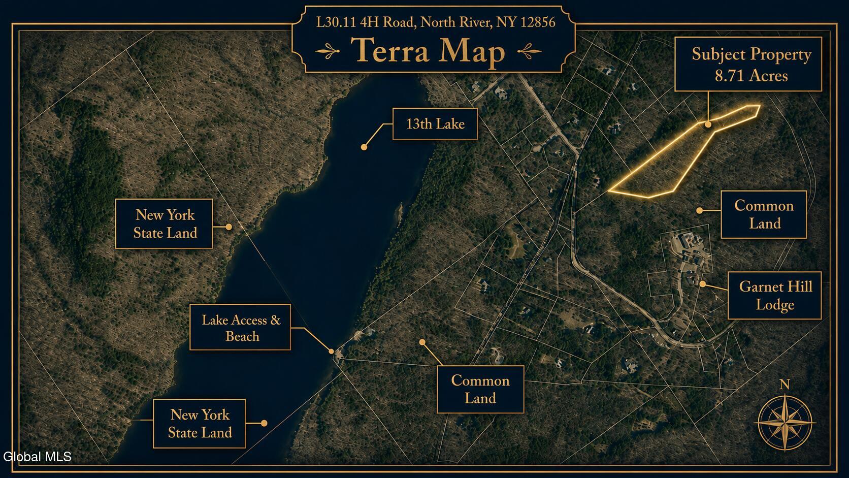 4h Rd Johnsburg Ny 12856 Road North River, NY 12856 - Photo 3 of 39 Final Terra Map 4H Parcel