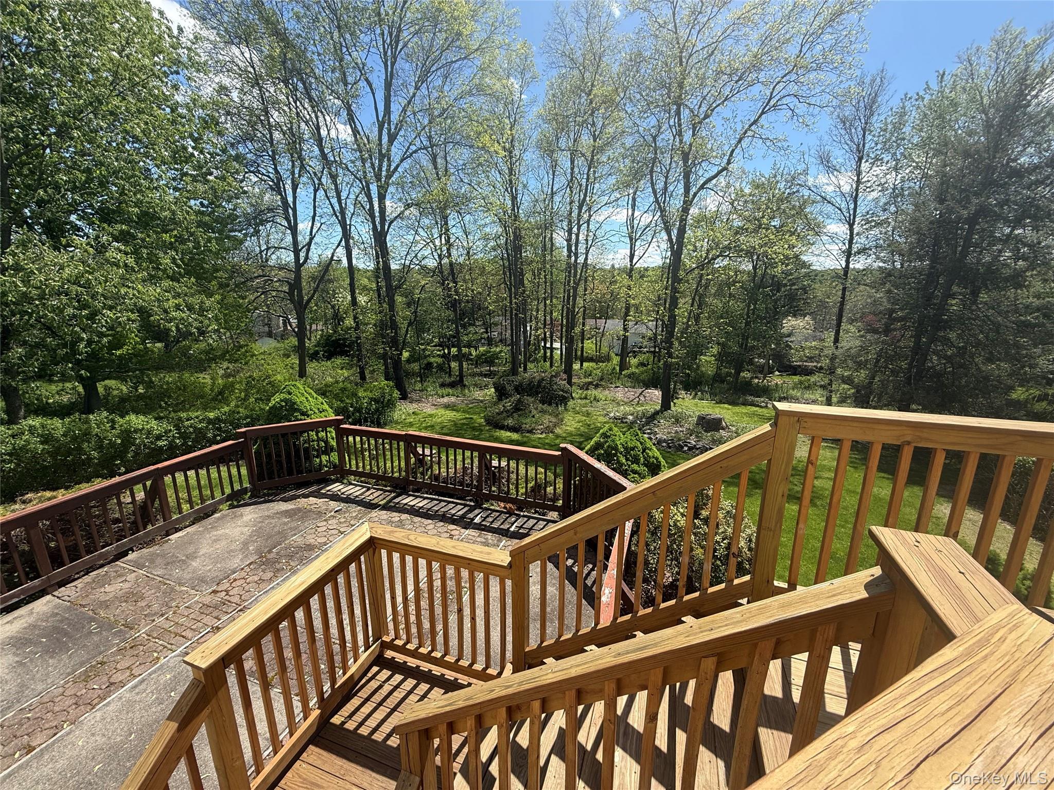 155 Pine Tree Road Monroe, NY 10950 - Photo 39 of 49 a view of a balcony with wooden floor