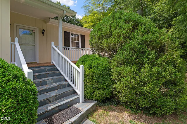 a view of a swimming pool and outdoor space