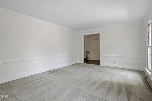 an empty room with an empty space