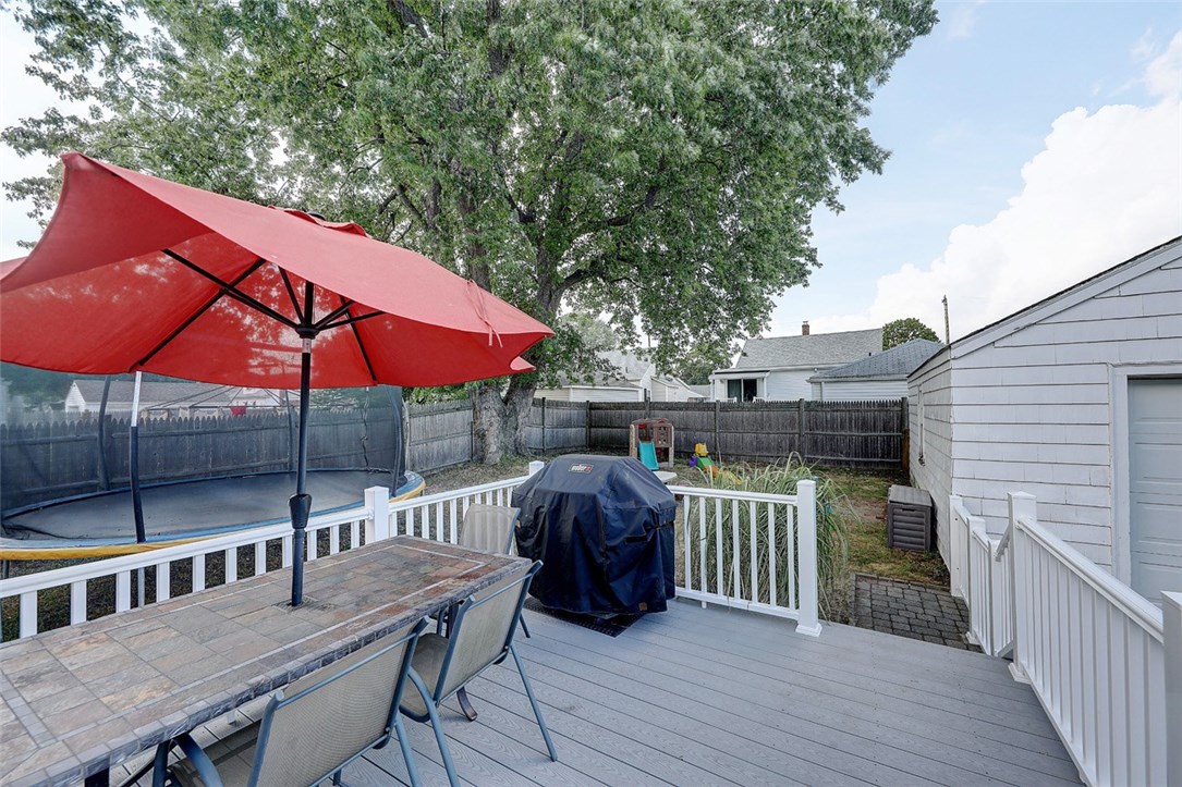 94 Martin Street Pawtucket, RI 02861 - Photo 31 of 34 new composite decking with vinyl handrails