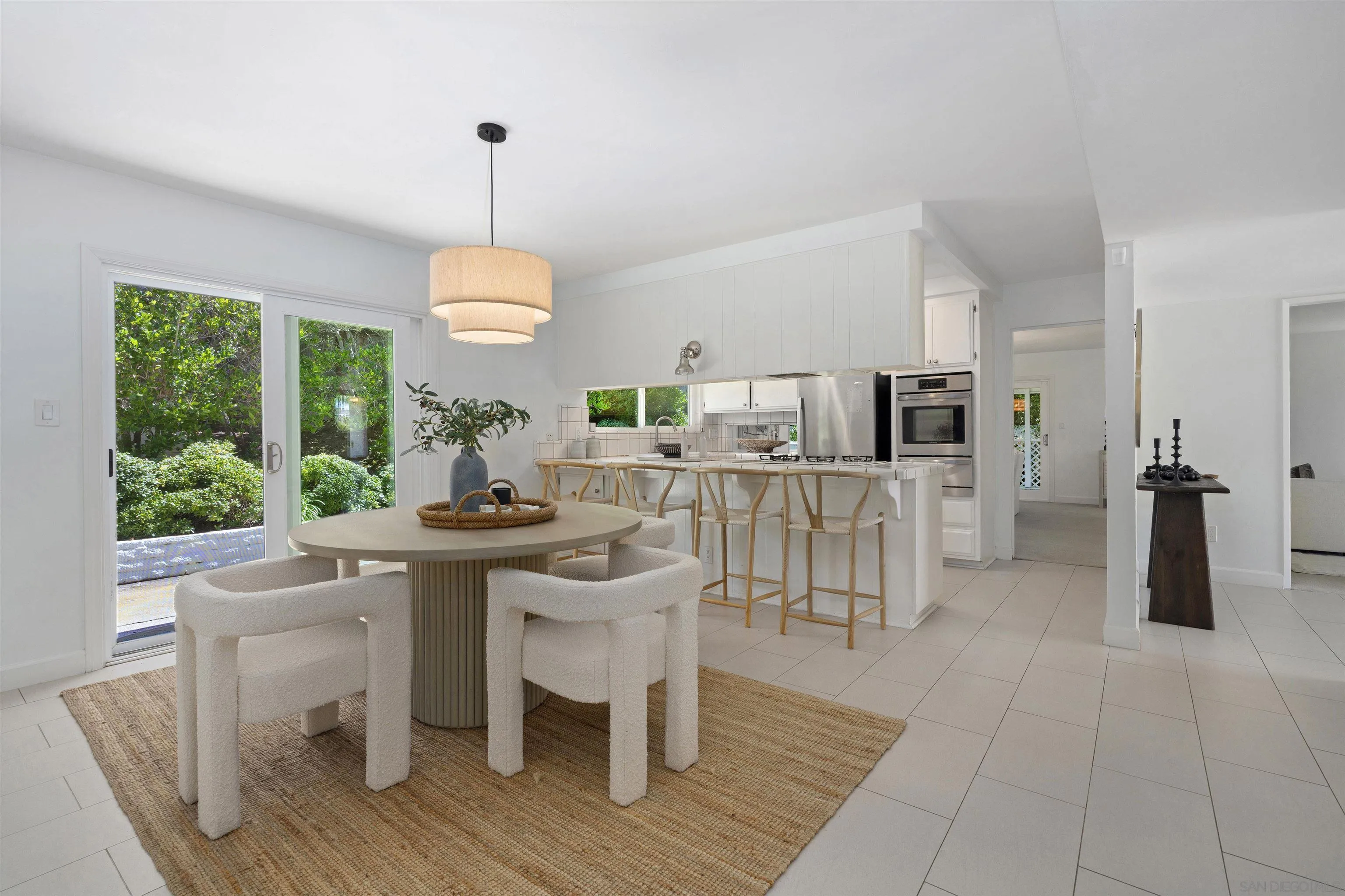 445 Avenida Primavera Del Mar, CA 92014 - Photo 24 of 44 a view of a dining room with furniture window and outside view