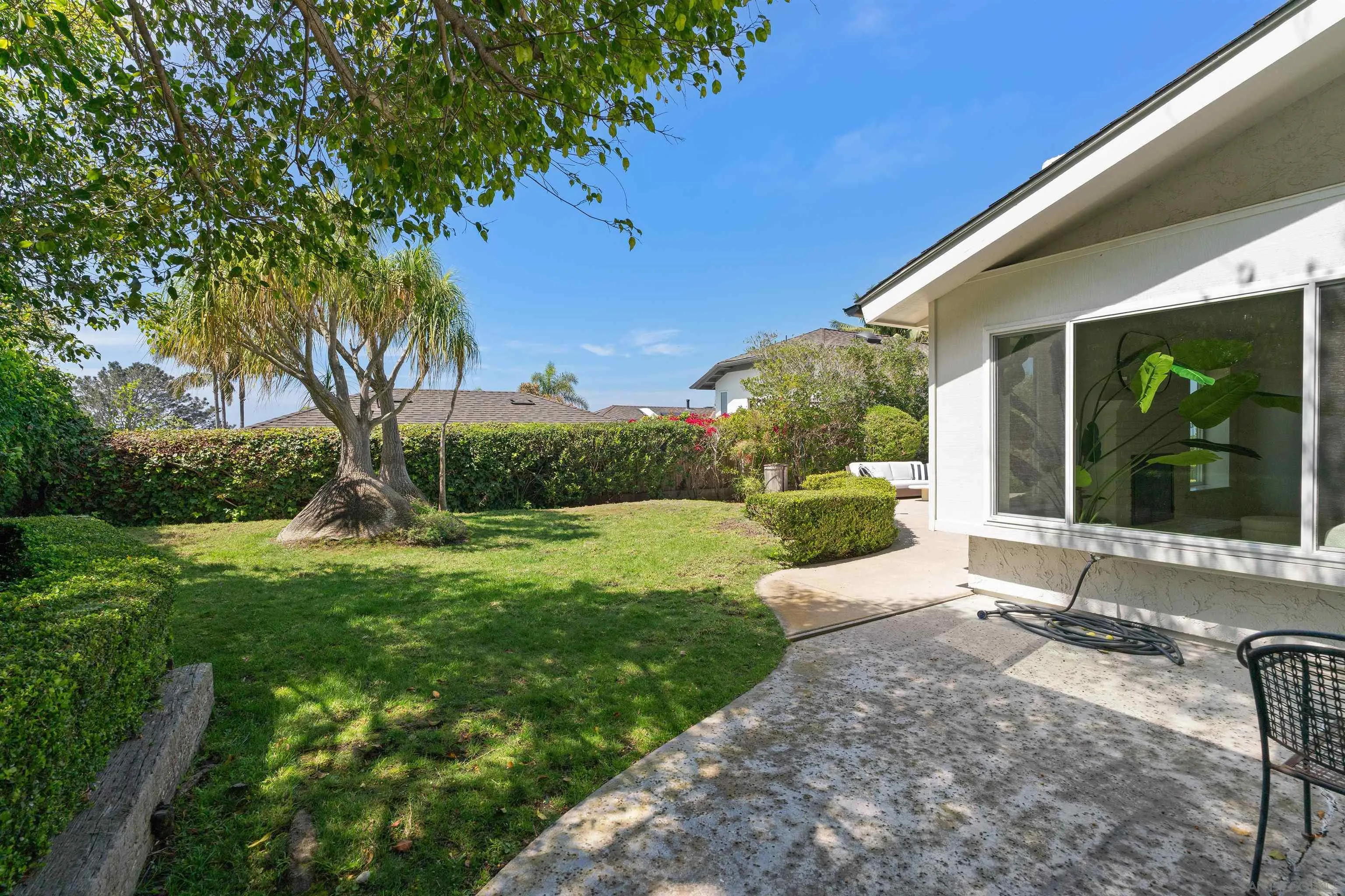 445 Avenida Primavera Del Mar, CA 92014 - Photo 38 of 44 a view of a backyard with garden and plants