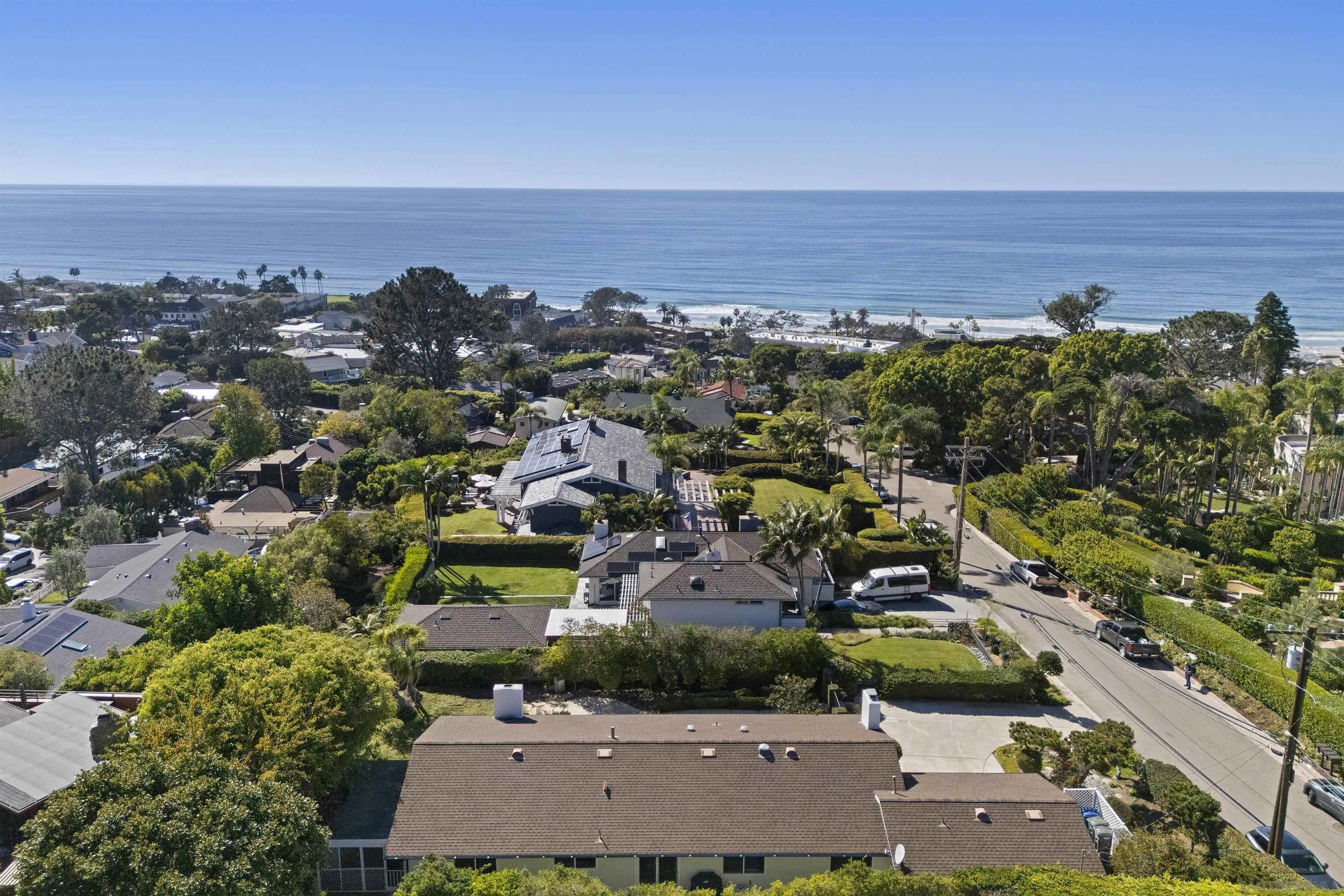 445 Avenida Primavera Del Mar, CA 92014 - Photo 44 of 44 an aerial view of residential building with outdoor space