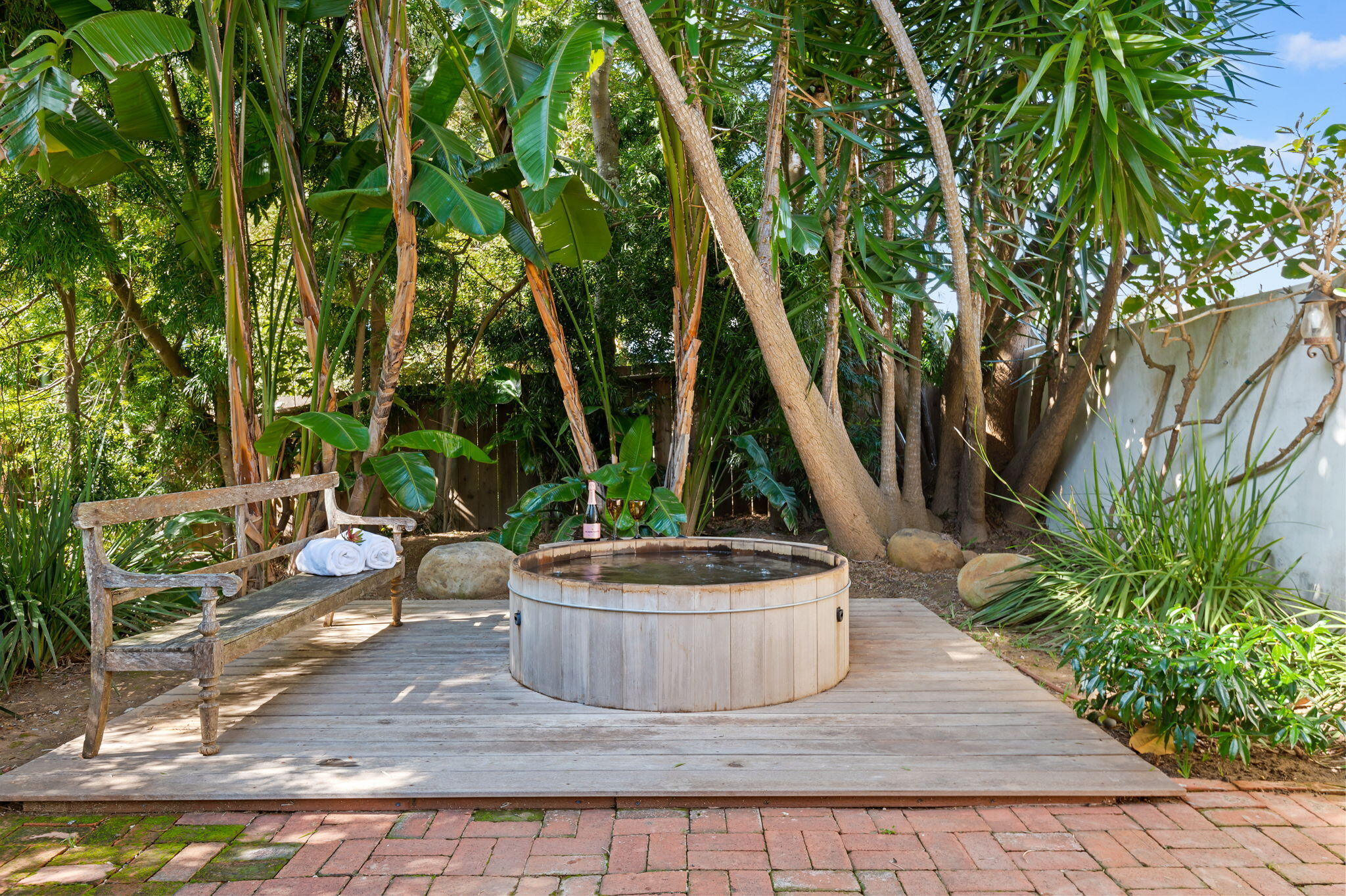 127 Hermosillo Road Montecito, CA 93108 - Photo 37 of 37 a view of a backyard with sitting area