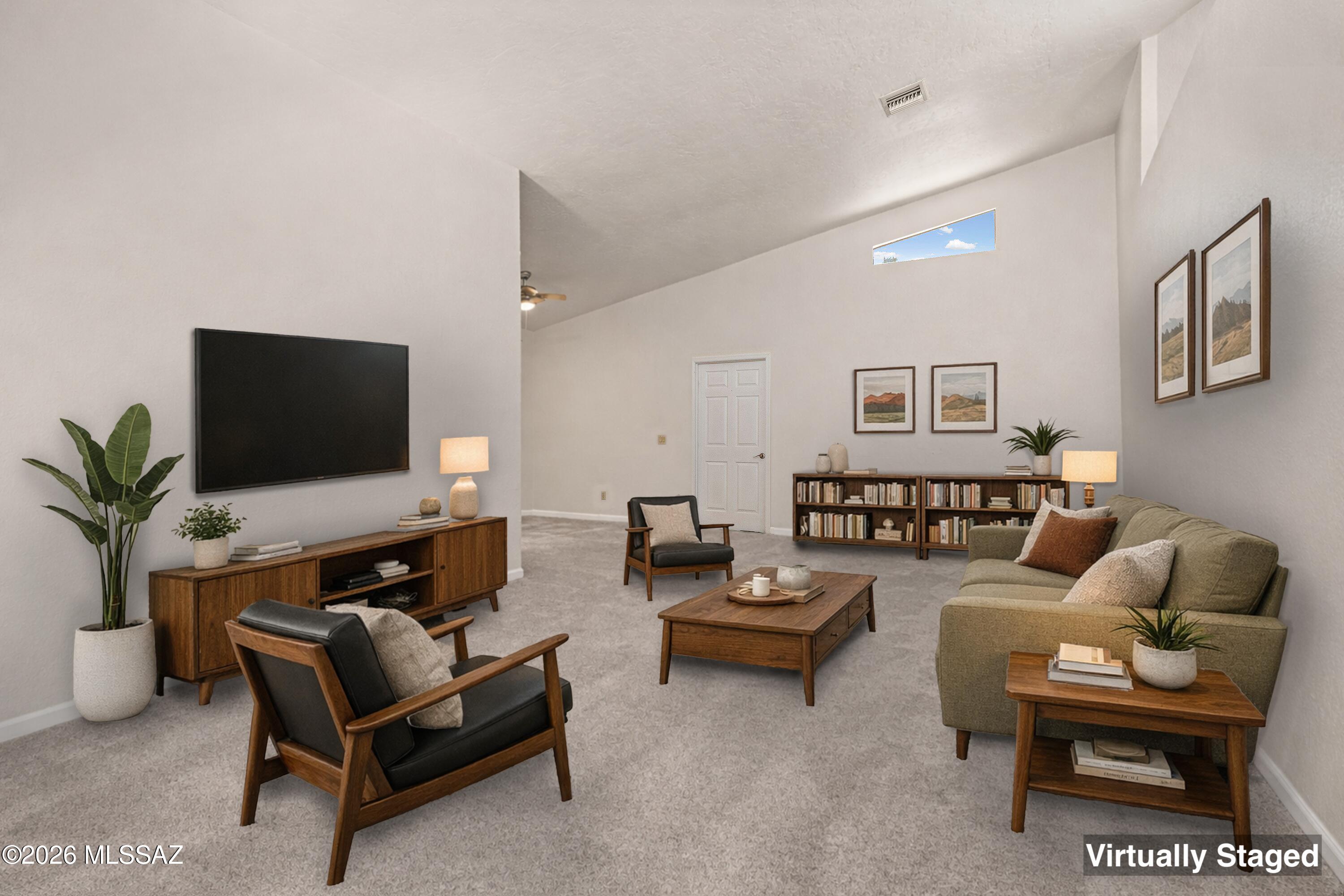 7402 East Wandering Road Tucson, AZ 85750 - Photo 5 of 38 Living Area Virtual Stage