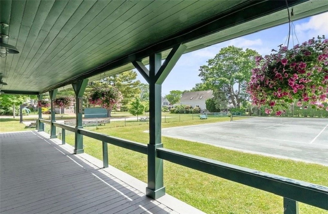 41 8th Avenue Warwick, RI 02886 - Photo 46 of 49 view of clay tennis courts from Casino porch