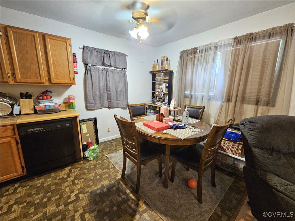 2626 Troublesome Creek Road Dillwyn, VA 23936 - Photo 8 of 24 a view of a dining room with furniture and chandelier