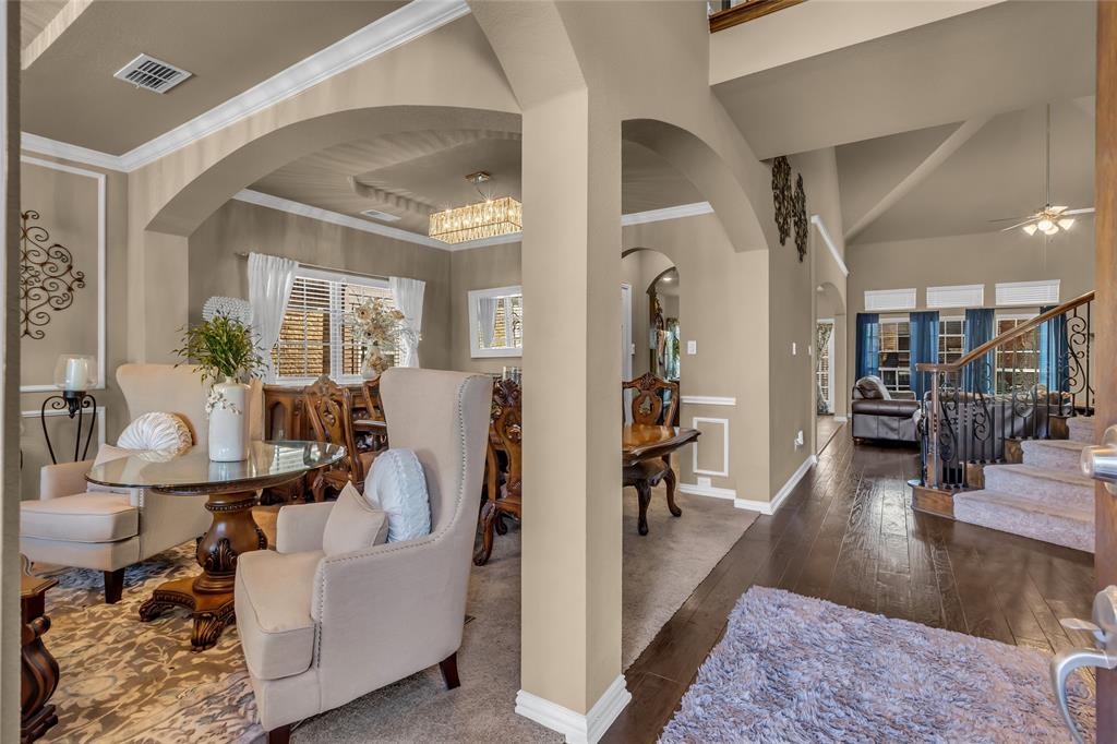 100 Spruce Street Red Oak, TX 75154 - Photo 2 of 32 a living room with furniture and wooden floor
