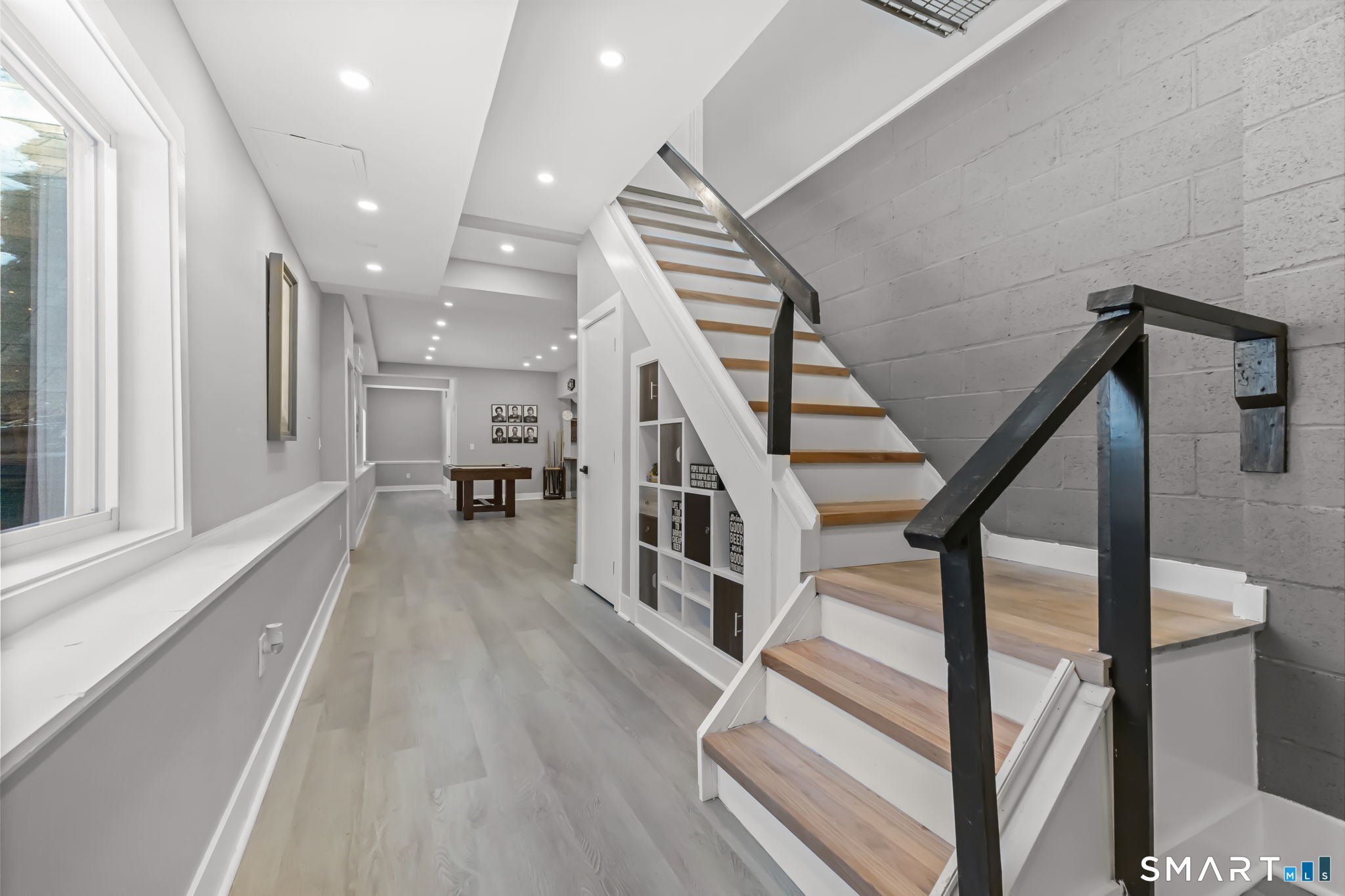 299 Redding Road Redding, CT 06896 - Photo 25 of 40 a view of entryway and hall with wooden floor