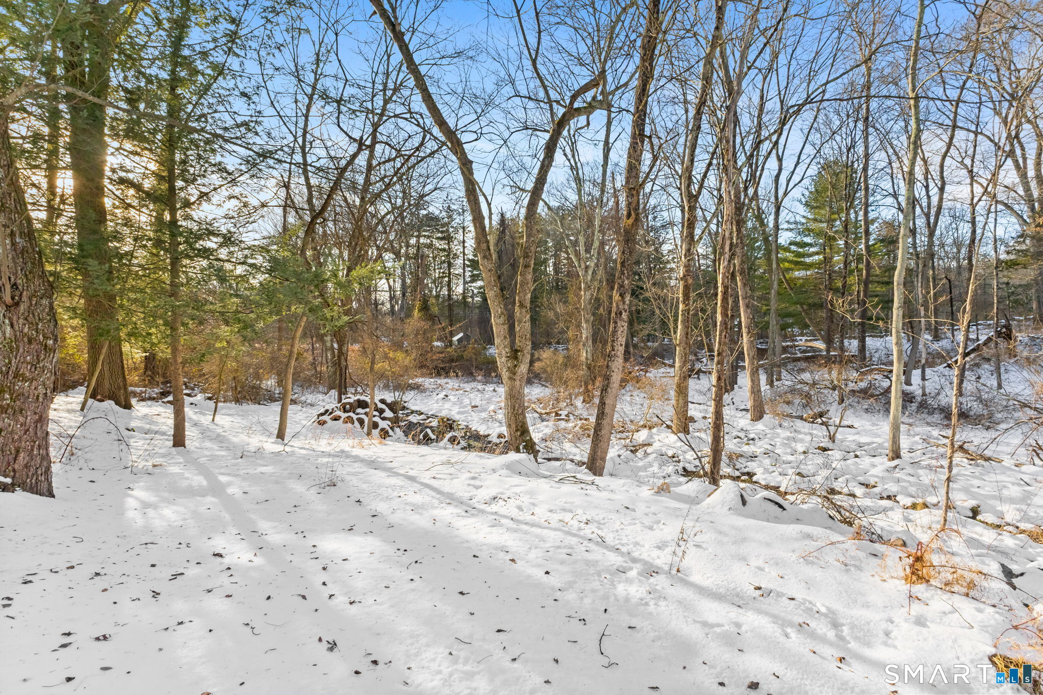 299 Redding Road Redding, CT 06896 - Photo 34 of 40 a view of snow on the road
