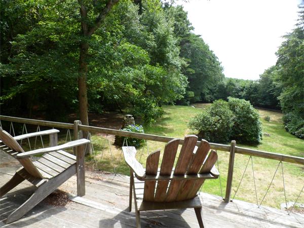 392 Point Road Marion, MA 02738 - Photo 8 of 21 a view of balcony with wooden floor and outdoor seating