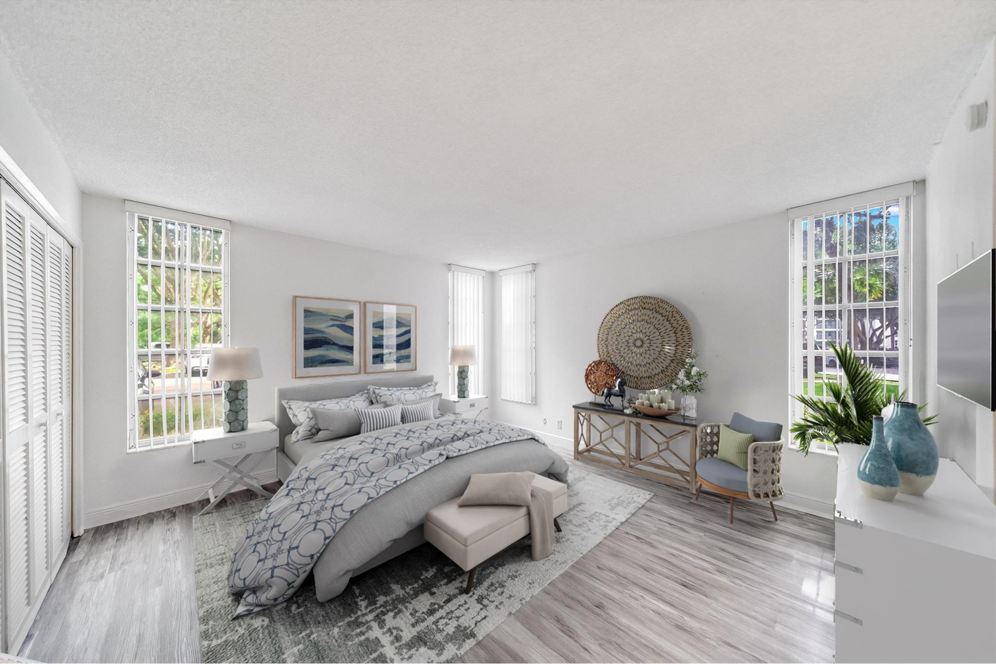 2601 South Course Drive, Unit 111 Pompano Beach, FL 33069 - Photo 3 of 44 Virtually staged primary bedroom