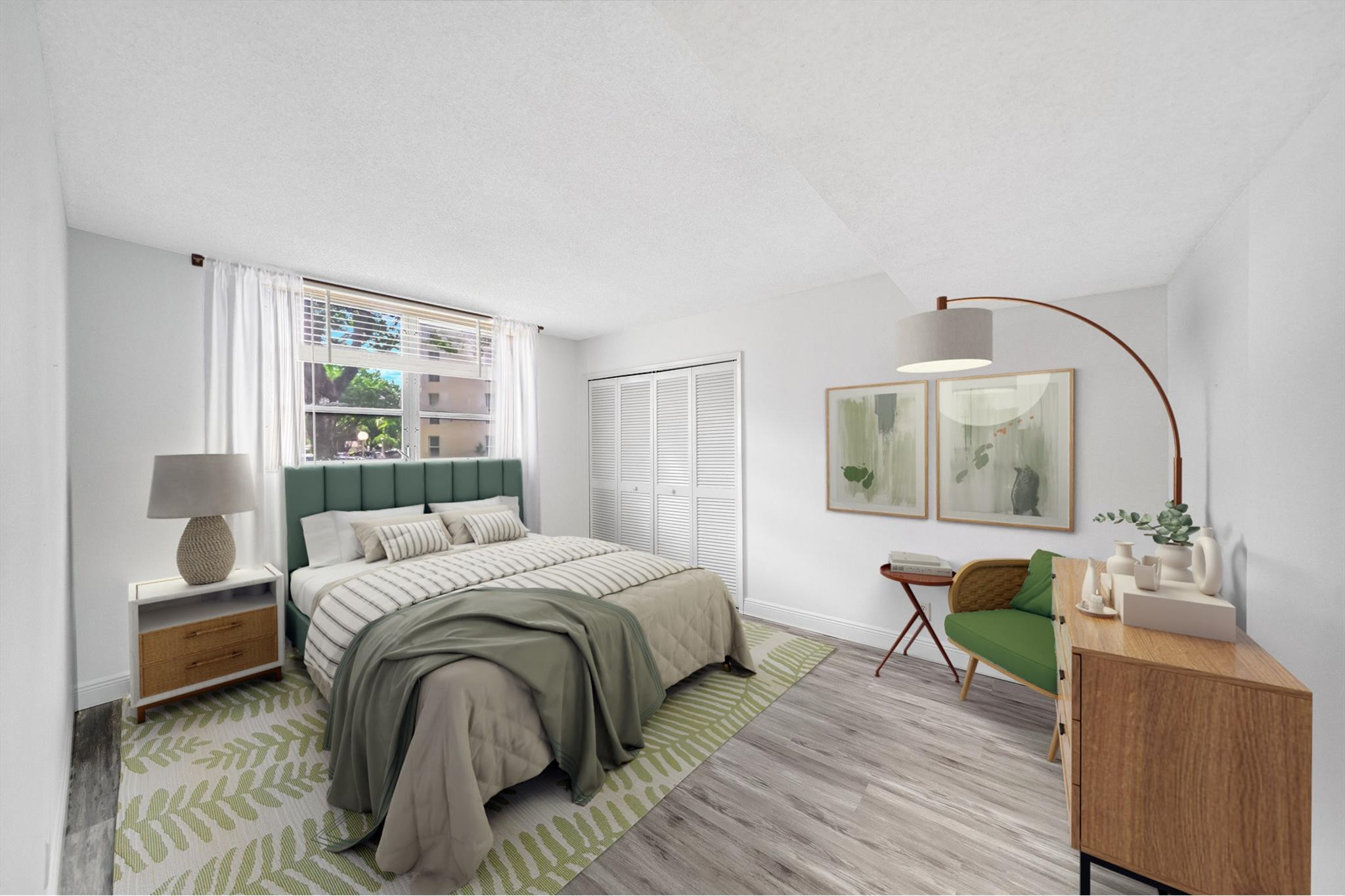 2601 South Course Drive, Unit 111 Pompano Beach, FL 33069 - Photo 7 of 44 Virtually staged guest bedroom