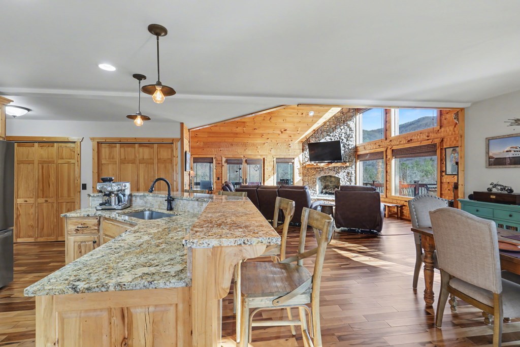 4760 Anderson Road Hiawassee, GA 30546 - Photo 13 of 104 a view of a dining room with furniture