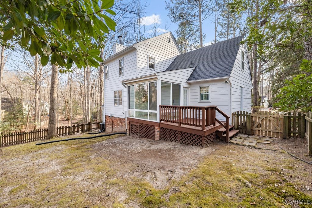 5803 Mill Spring Road Midlothian, VA 23112 - Photo 29 of 48 a view of a house with a yard and sitting area