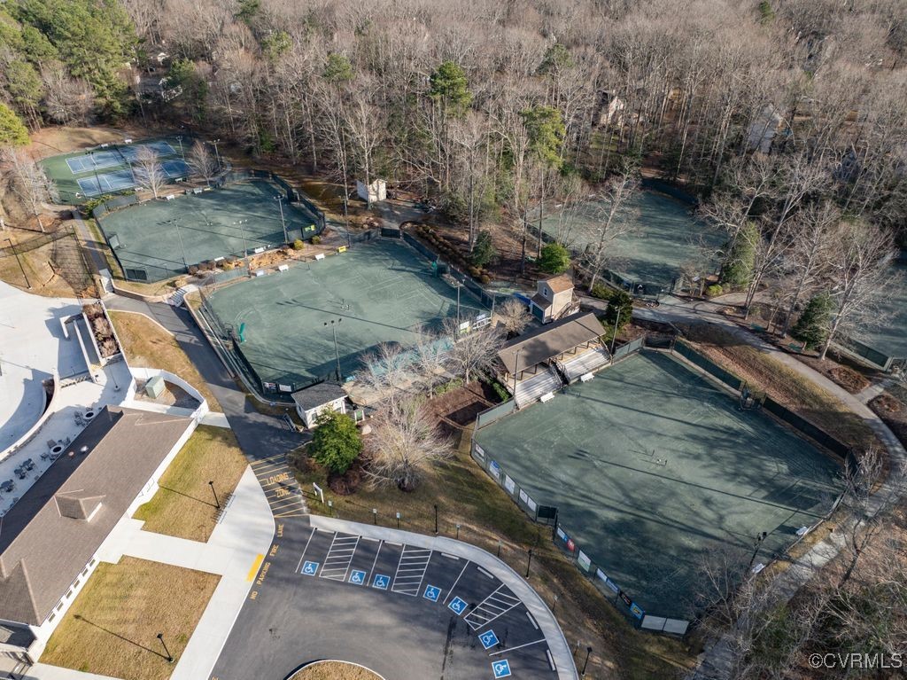5803 Mill Spring Road Midlothian, VA 23112 - Photo 35 of 48 an aerial view of residential house with outdoor space
