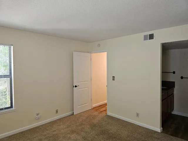 a view of empty room