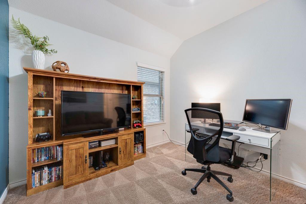 3404 Rio Grande Road Little Elm, TX 75068 - Photo 29 of 39 Versatile fourth bedroom with natural light and flexible space ideal for a guest room, home office, or hobby room.