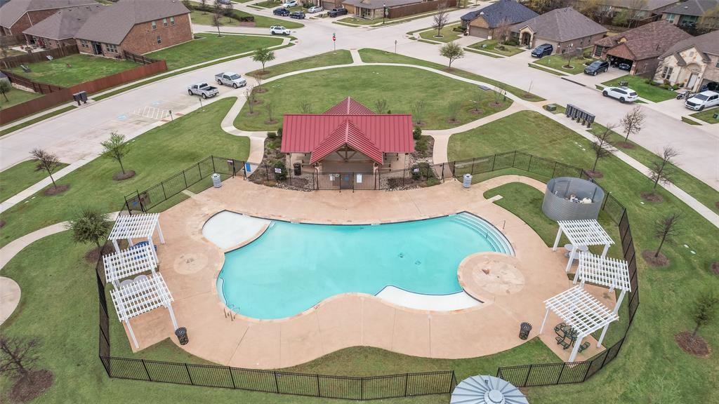 3404 Rio Grande Road Little Elm, TX 75068 - Photo 34 of 39 Community aerial with pool, playground and park all nearby