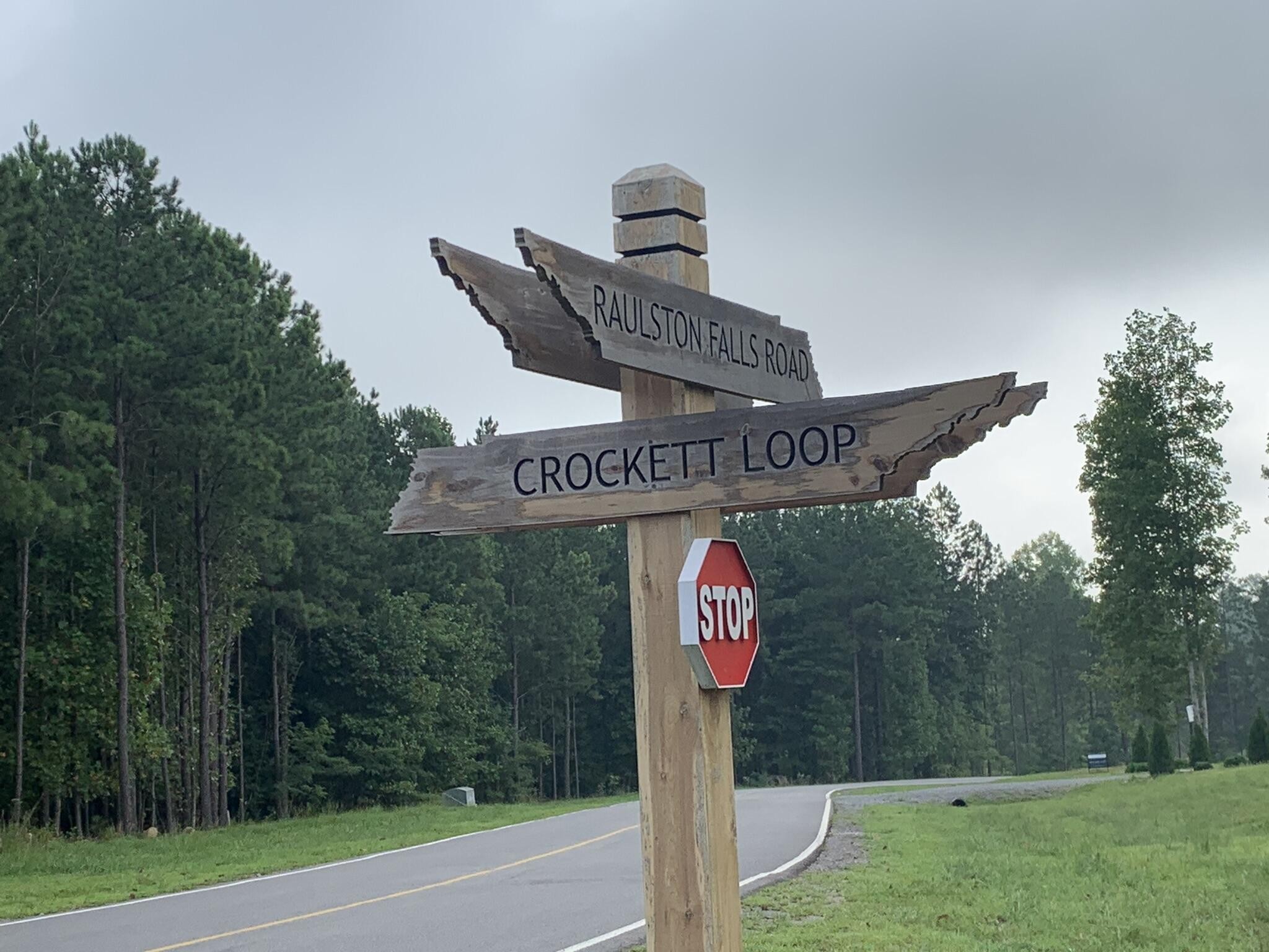 350 Crockett Loop Jasper, TN 37347 - Photo 26 of 55 a street sign on a pole on a street