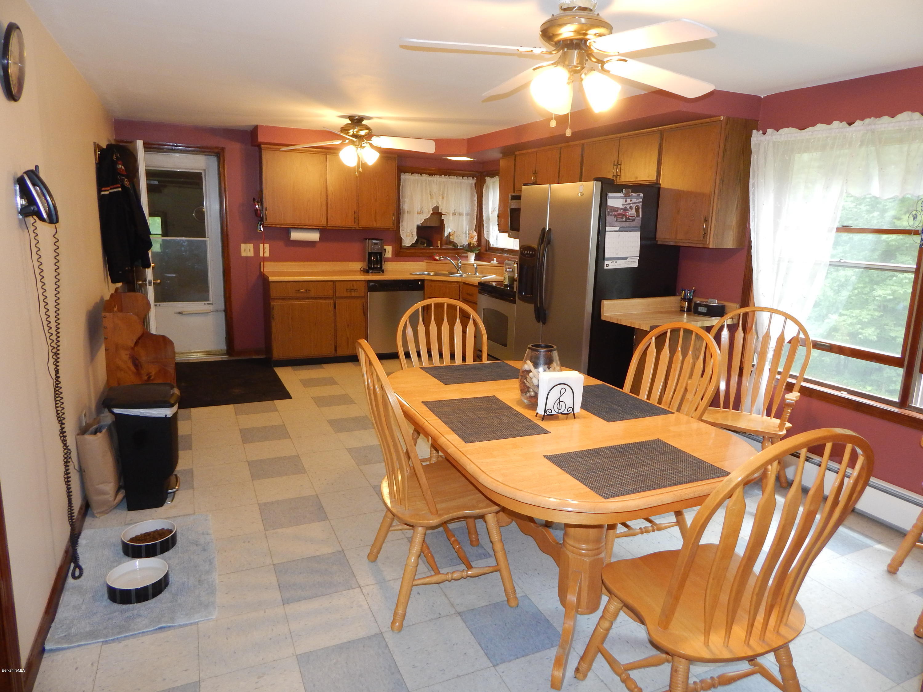 186 High St Hill Road Windsor, MA 01270 - Photo 13 of 29 a dining room with furniture and a large window