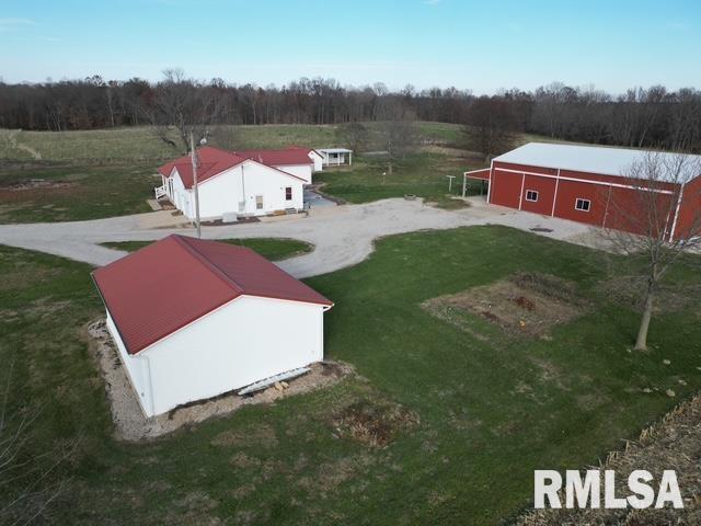 4786 Keller Road Iuka, IL 62849 - Photo 38 of 40 a view of a house with a yard