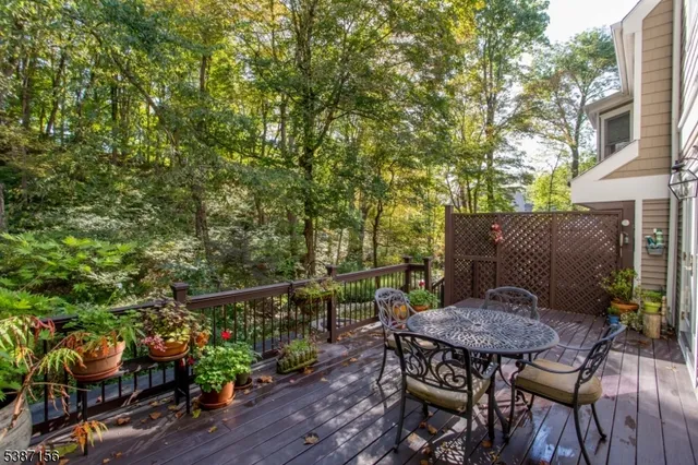 a view of a table and chairs in patio