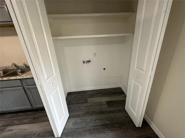 a view of an empty room