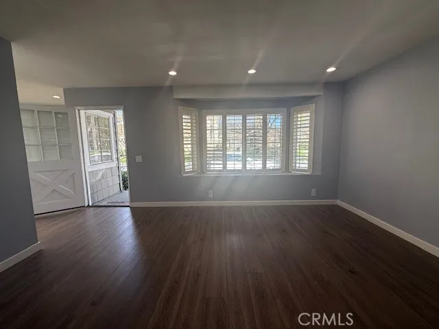 a view of a lake with outdoor space