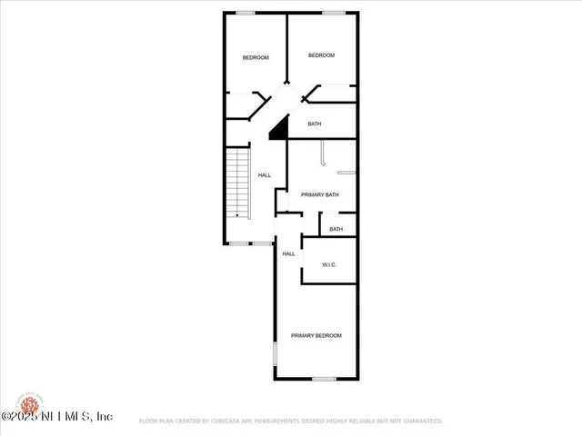 a picture of a bench in front of door