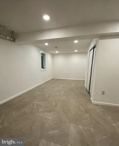 a view of an empty room