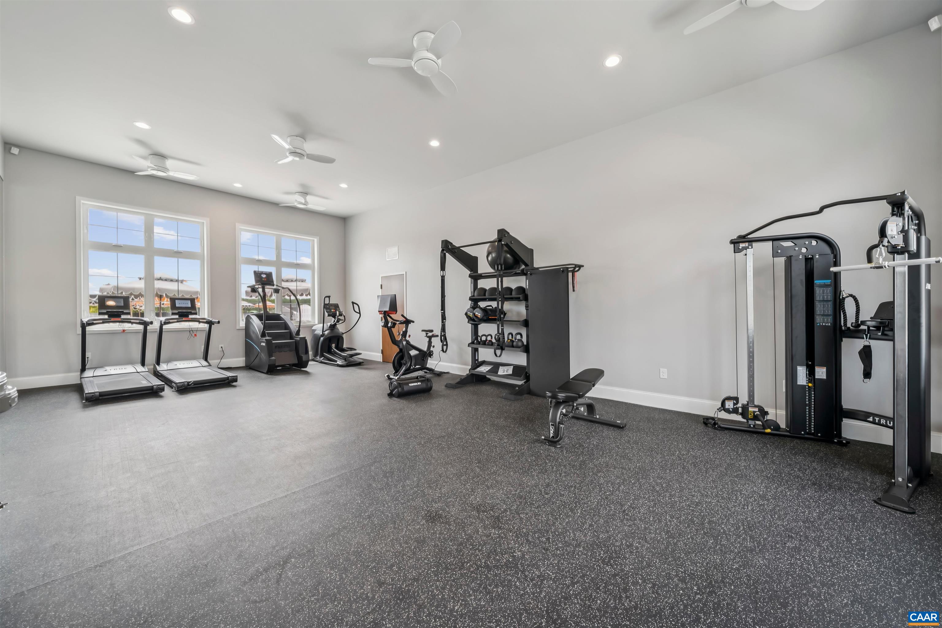 237 Trailfork Road Barboursville, VA 22923 - Photo 31 of 40 a view of a room with gym equipment