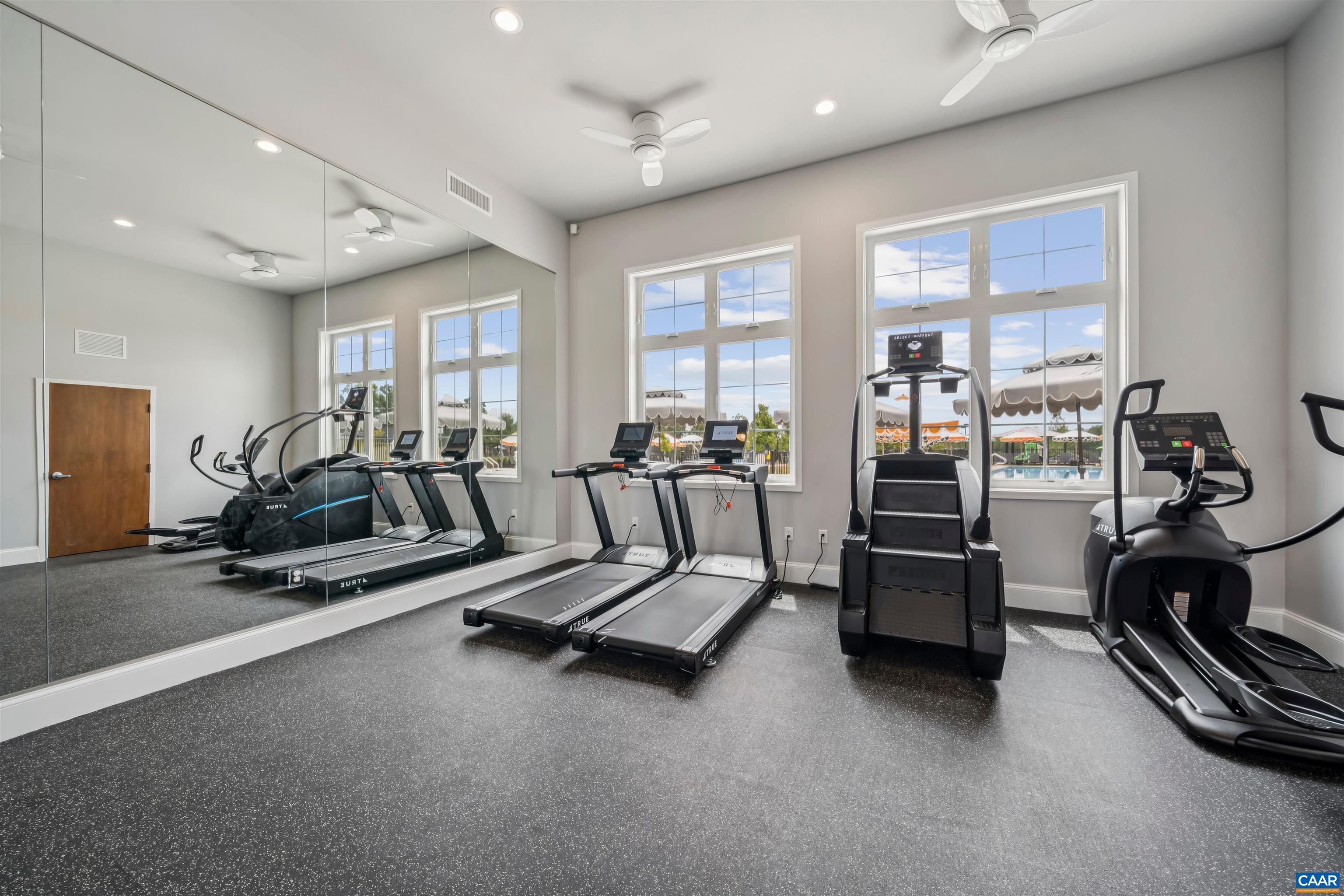 237 Trailfork Road Barboursville, VA 22923 - Photo 33 of 40 a view of a room with gym equipment