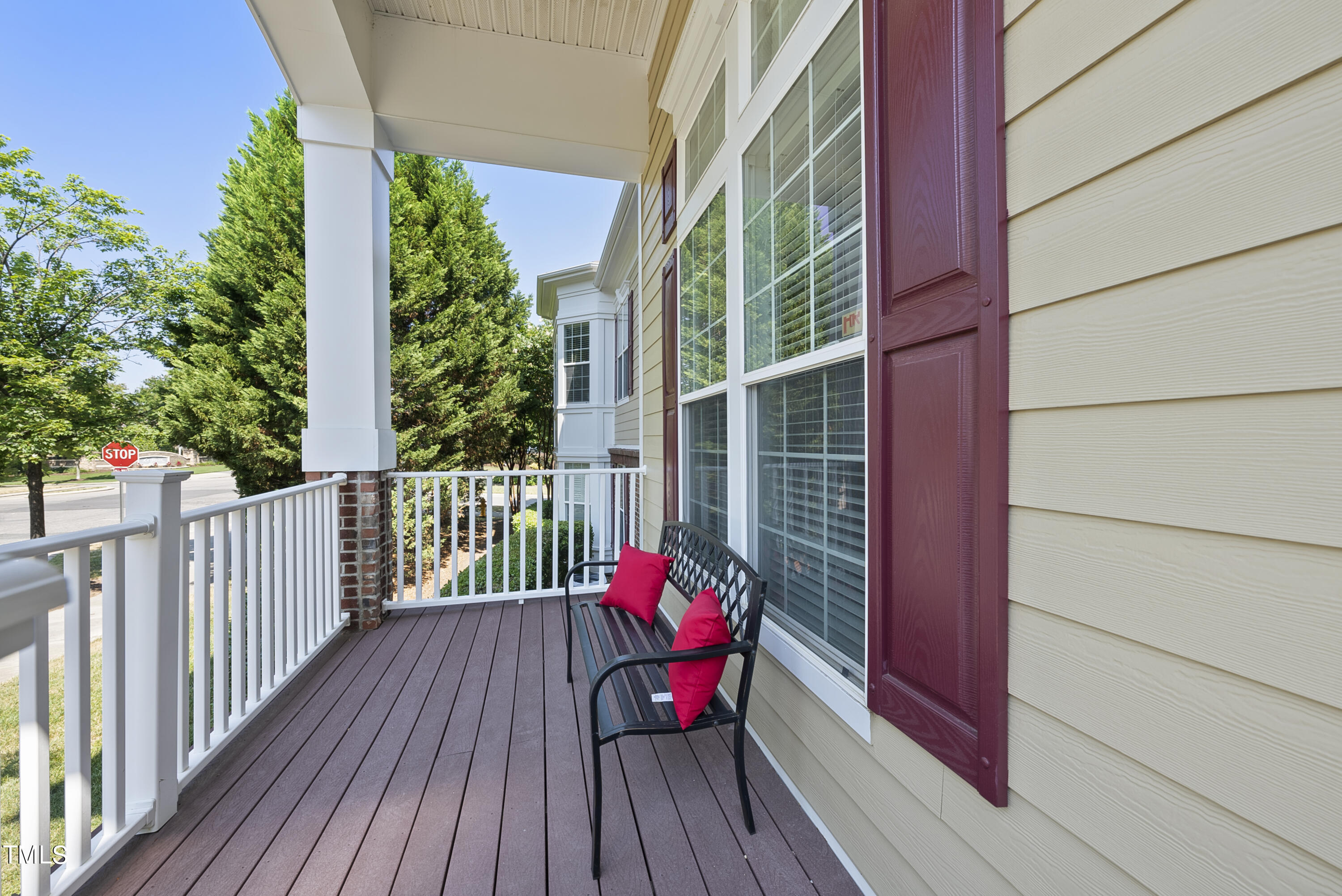 9221 Calabria Drive, Unit 109 Raleigh, NC 27617 - Photo 2 of 34 a view of balcony with wooden floor