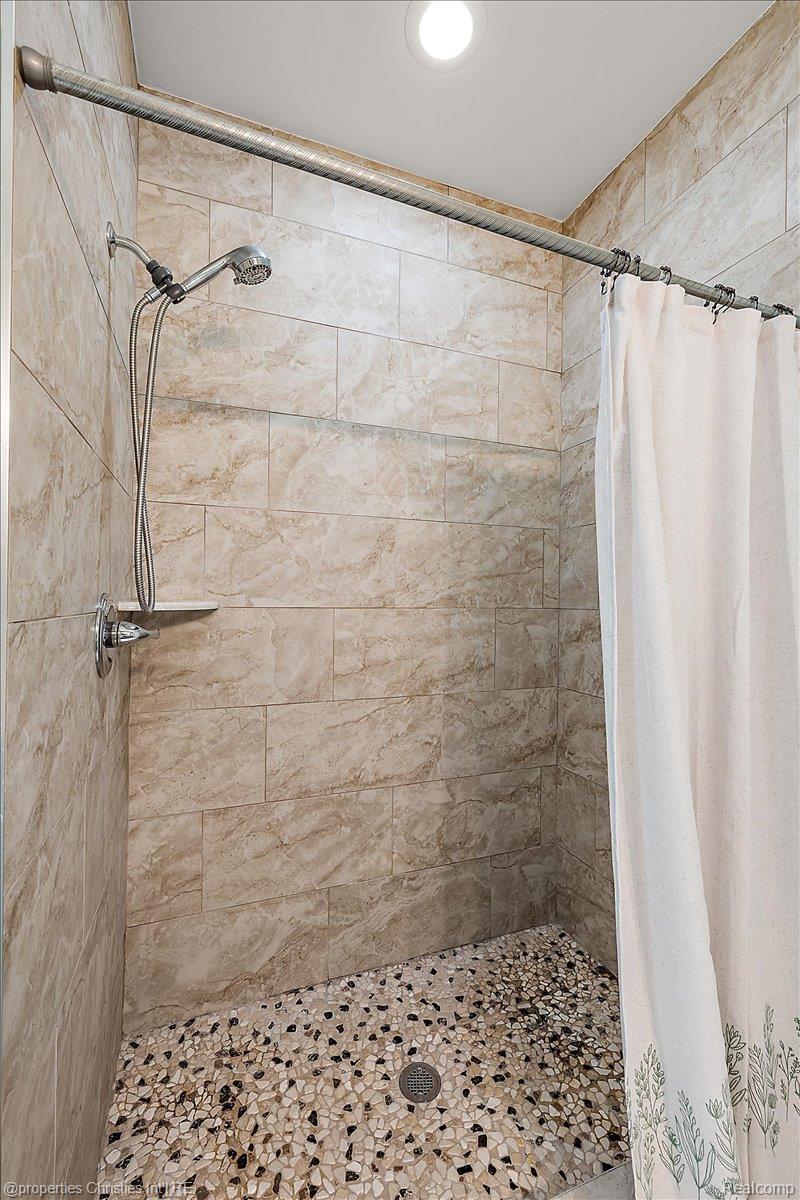913 Ridge Road South Canton, MI 48188 - Photo 31 of 51 Bathroom with a shower stall and recessed lighting