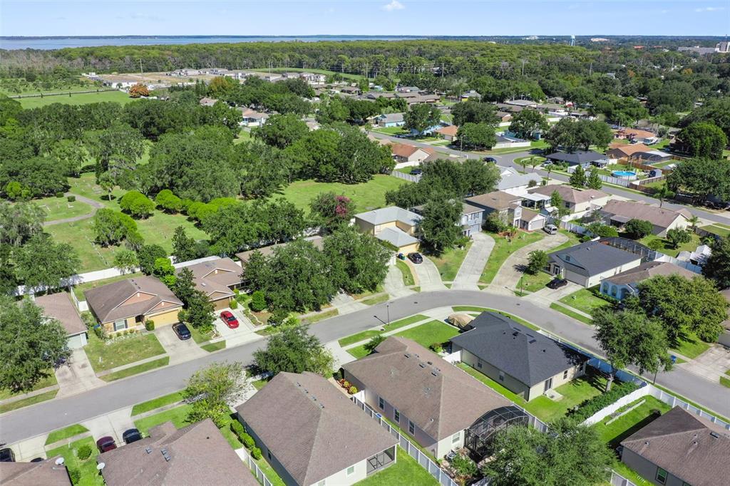 2523 Martins Run Tavares, FL 32778 - Photo 20 of 21 an aerial view of residential houses with outdoor space and street view