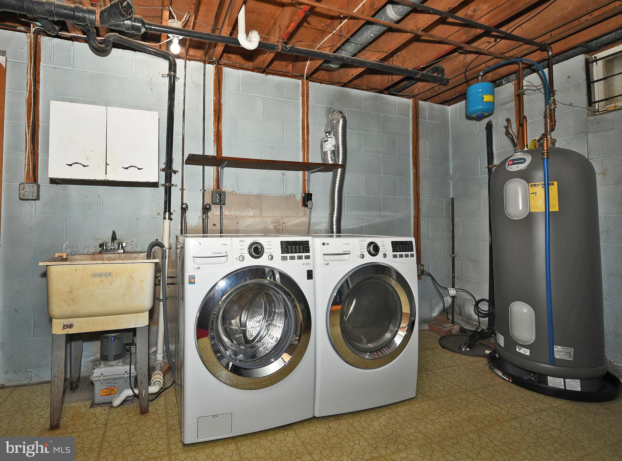 13524 Bottom Road Hydes, MD 21082 - Photo 57 of 64 Basement Laundry/ utility
