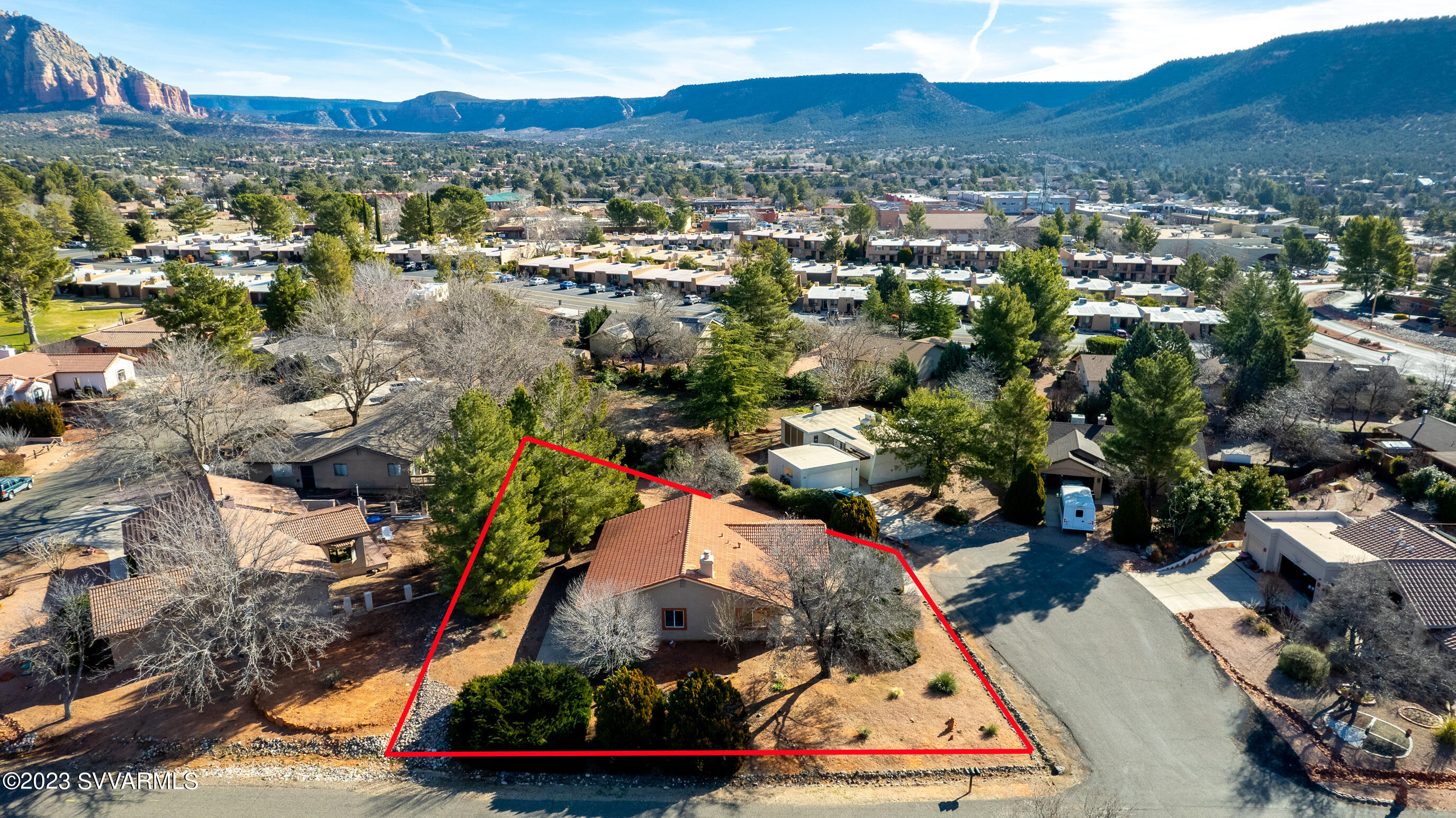 60 Vultee Road Sedona, AZ 86351 - Photo 38 of 38 Aerial