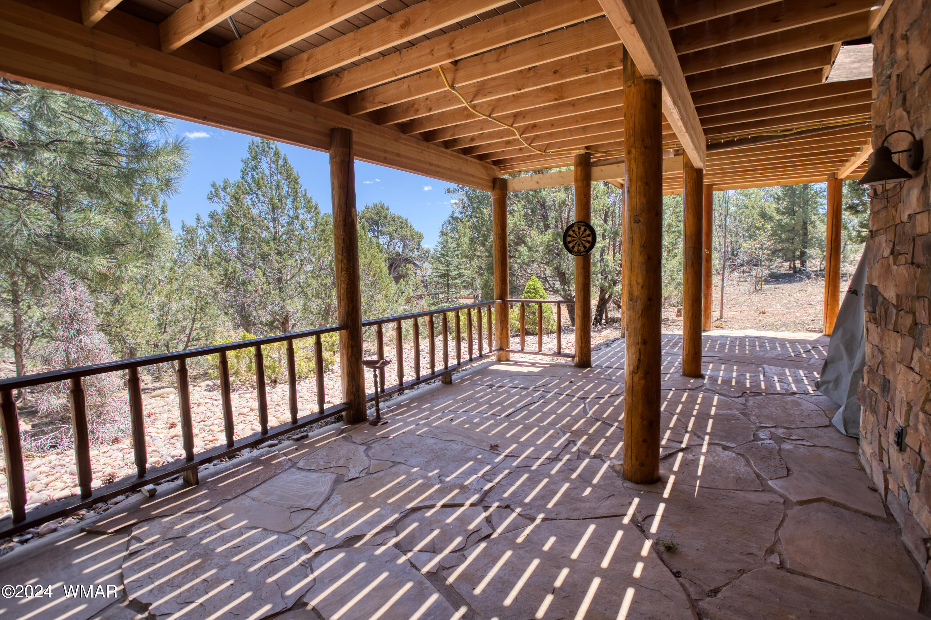 4281 Shaggy Bark Road Show Low, AZ 85901 - Photo 39 of 84 a view of a porch with wooden floor