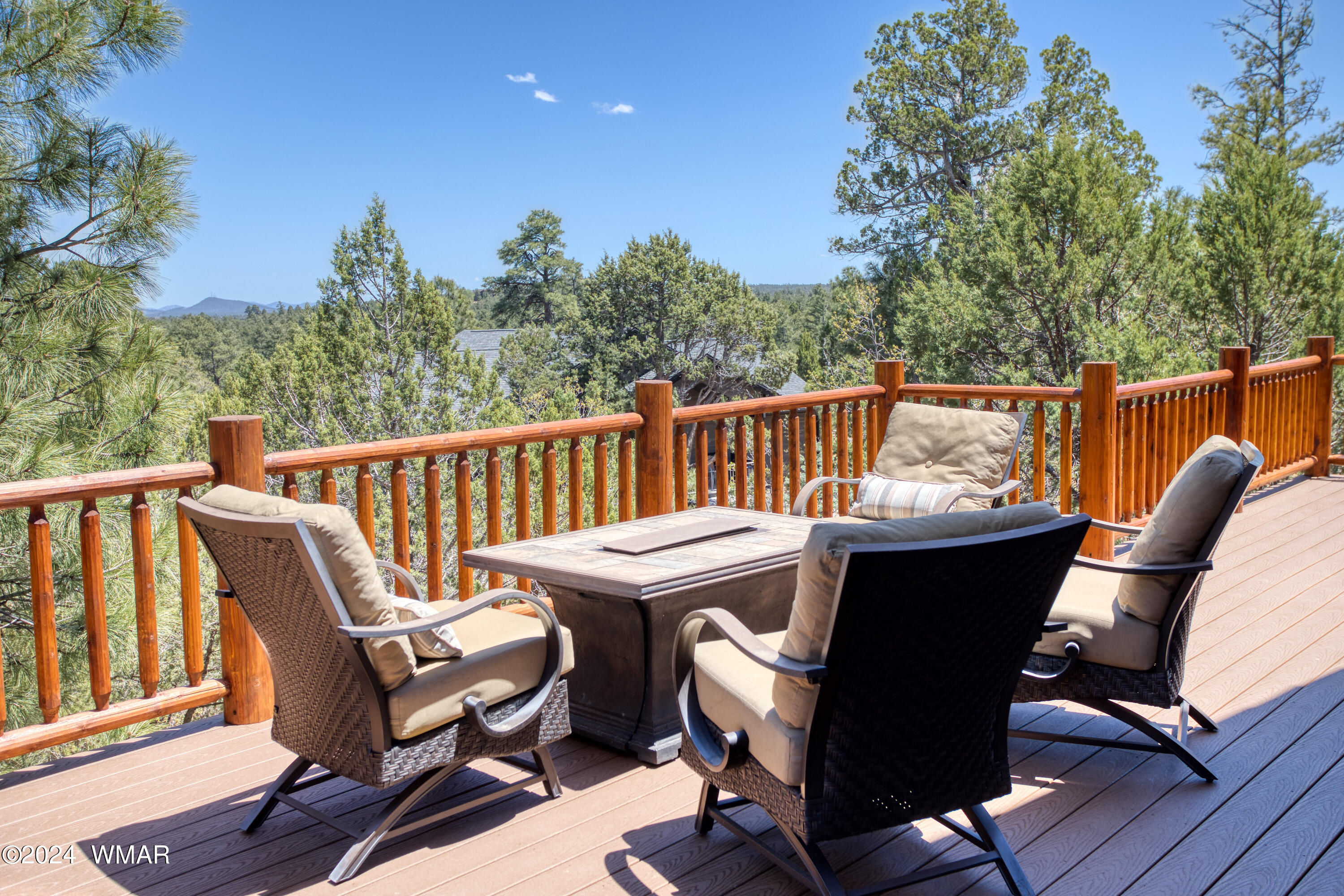 4281 Shaggy Bark Road Show Low, AZ 85901 - Photo 8 of 84 New deck with VIEWS