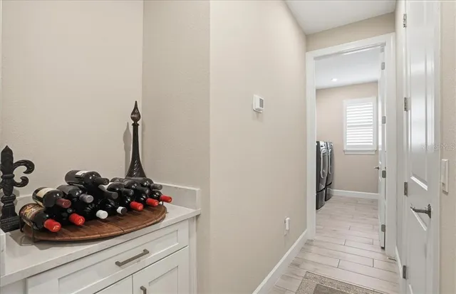 a view of an ocean with city