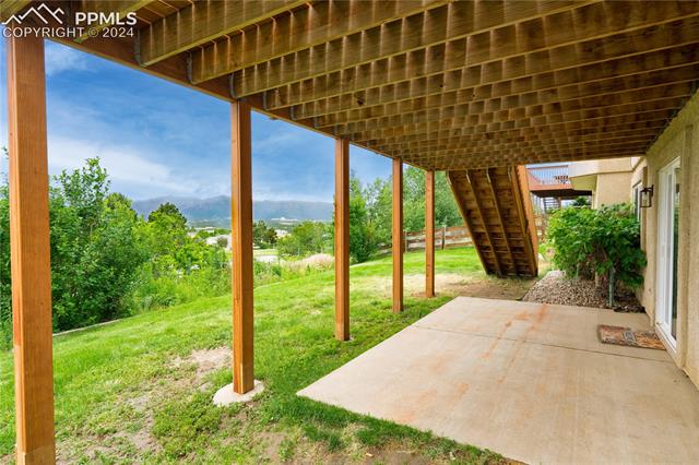 12124 Stanley Canyon Road Colorado Springs, CO 80921 - Photo 28 of 34 walk out basement patio