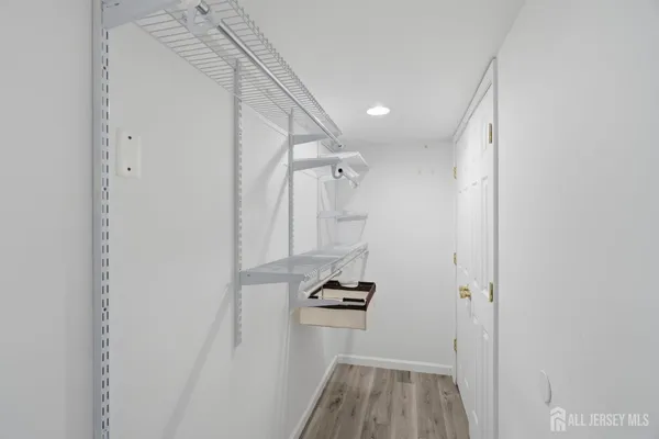 a view of walk in closet