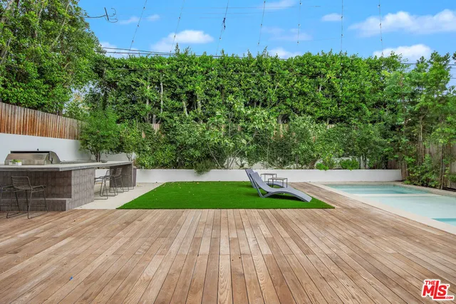 a view of outdoor space and deck