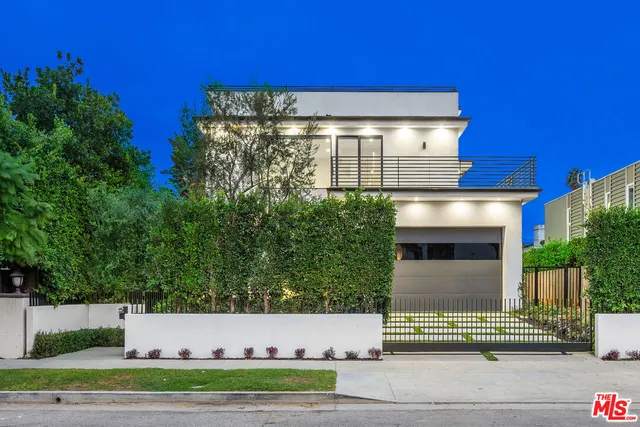 a front view of a building